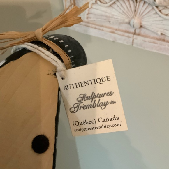 Vintage TREMBLAY CANADA Wooden Duck Sculpture Wine Bottle Holder Painted NEW - Picture 13 of 16